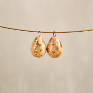 Ceramic and Gold Charms for Jewelry and Accessories Making handmade in France by Alain Granell