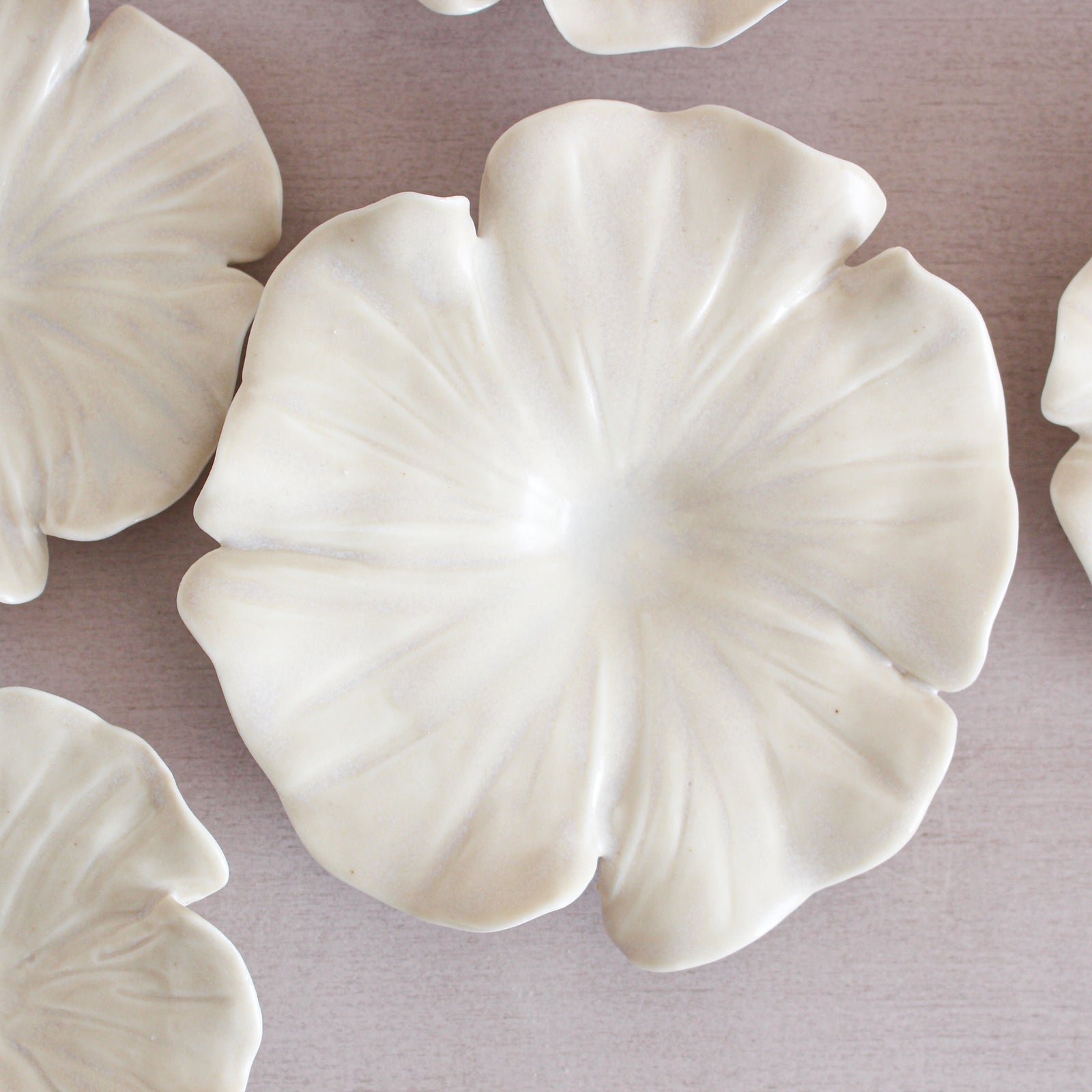 Porcelain Abstract Flower Wall Art by Alain Granell