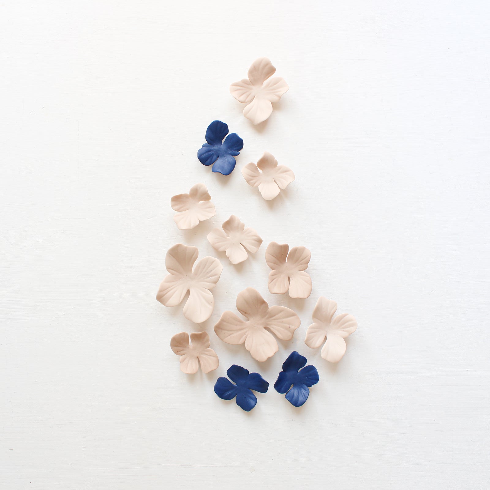 Abstract Porcelain Flowers Wall Art by Alain Granell