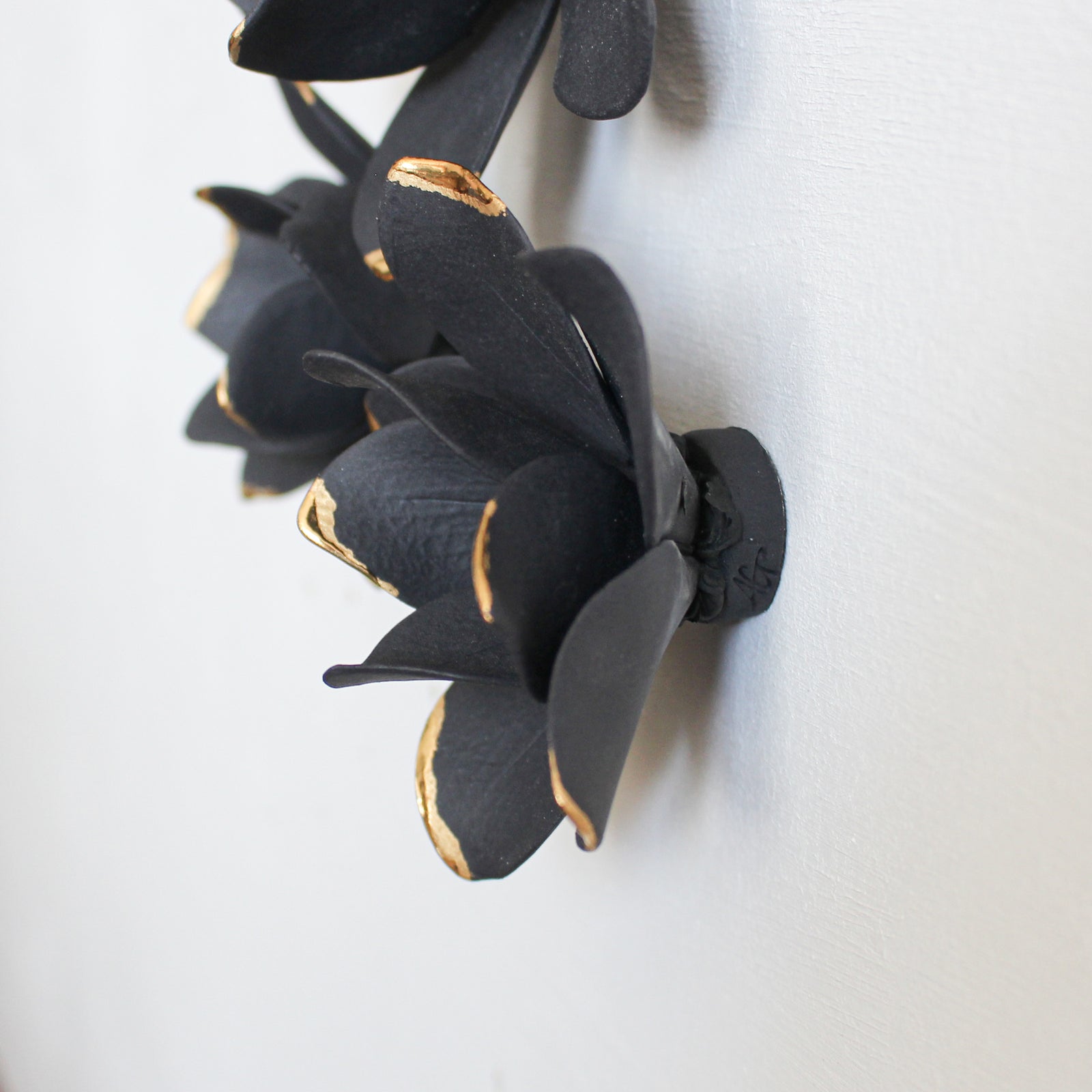 Black Magnolias by Alain Granell - Ceramic Artist