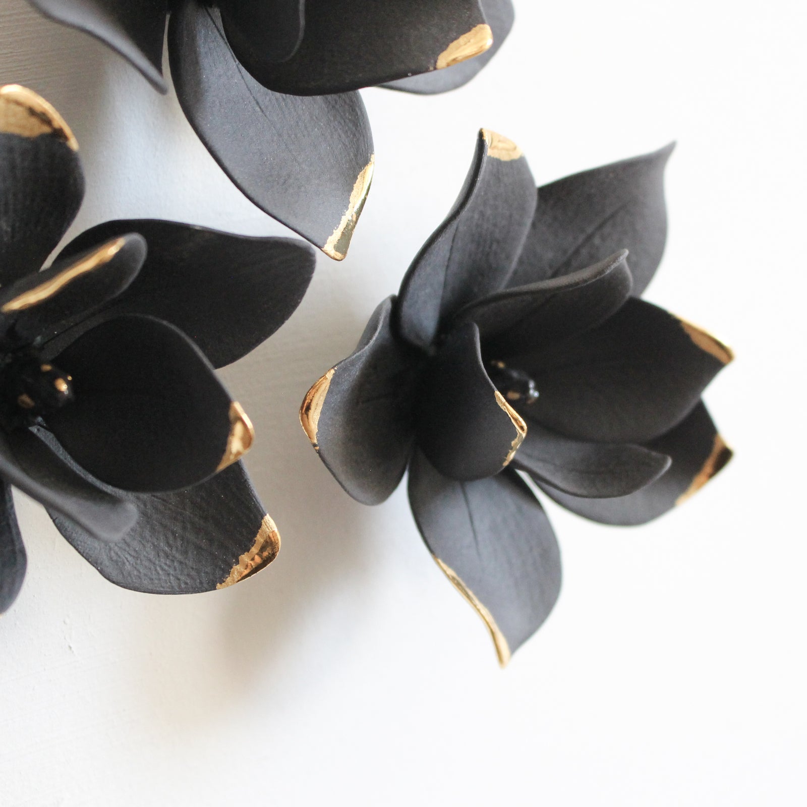 Black Magnolias by Alain Granell - Ceramic Artist