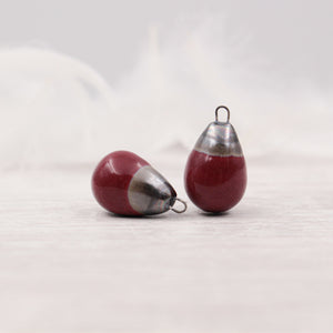 Ceramic Charms for Jewelry and Accessories Making handmade in France by Alain Granell