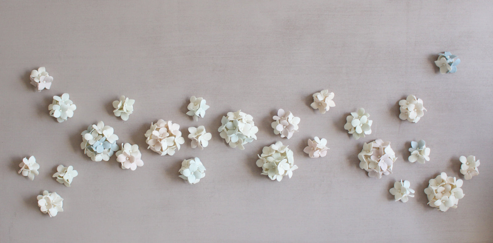 Porcelain Flower Bouquets wall art by Alain Granell