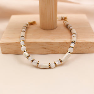 Bracelets céramique et pierre gemmes