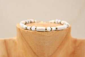 Bracelets céramique et pierre gemmes