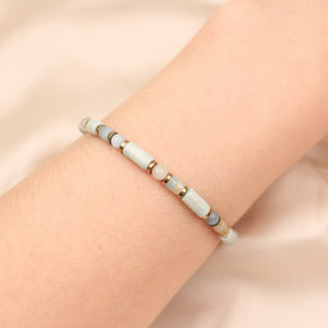 Bracelets céramique et pierre gemmes