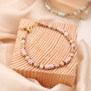 Bracelets céramique et pierre gemmes