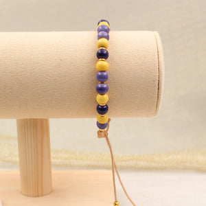 Cord Bracelets Ceramic Beads Handmade in France