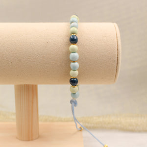 Cord Bracelets Ceramic Beads Handmade in France