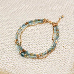 Triple Bracelet Muyki Beads