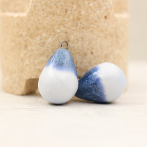 Ceramic Charms for Jewelry and Accessories Making handmade in France by Alain Granell