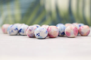 multicolor ceramic beads for jewelry making