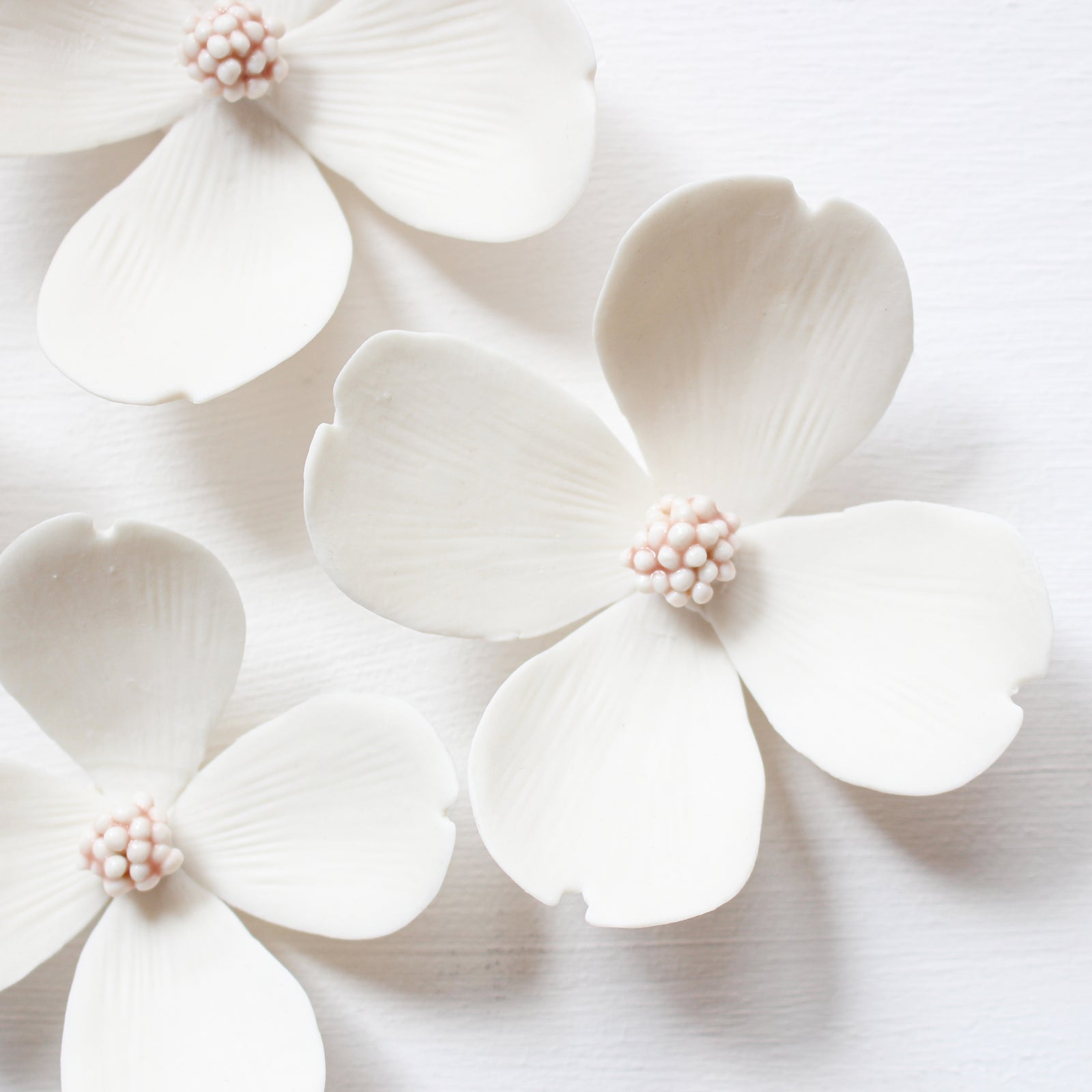 Porcelain Dogwood Flowers by Alain Granell