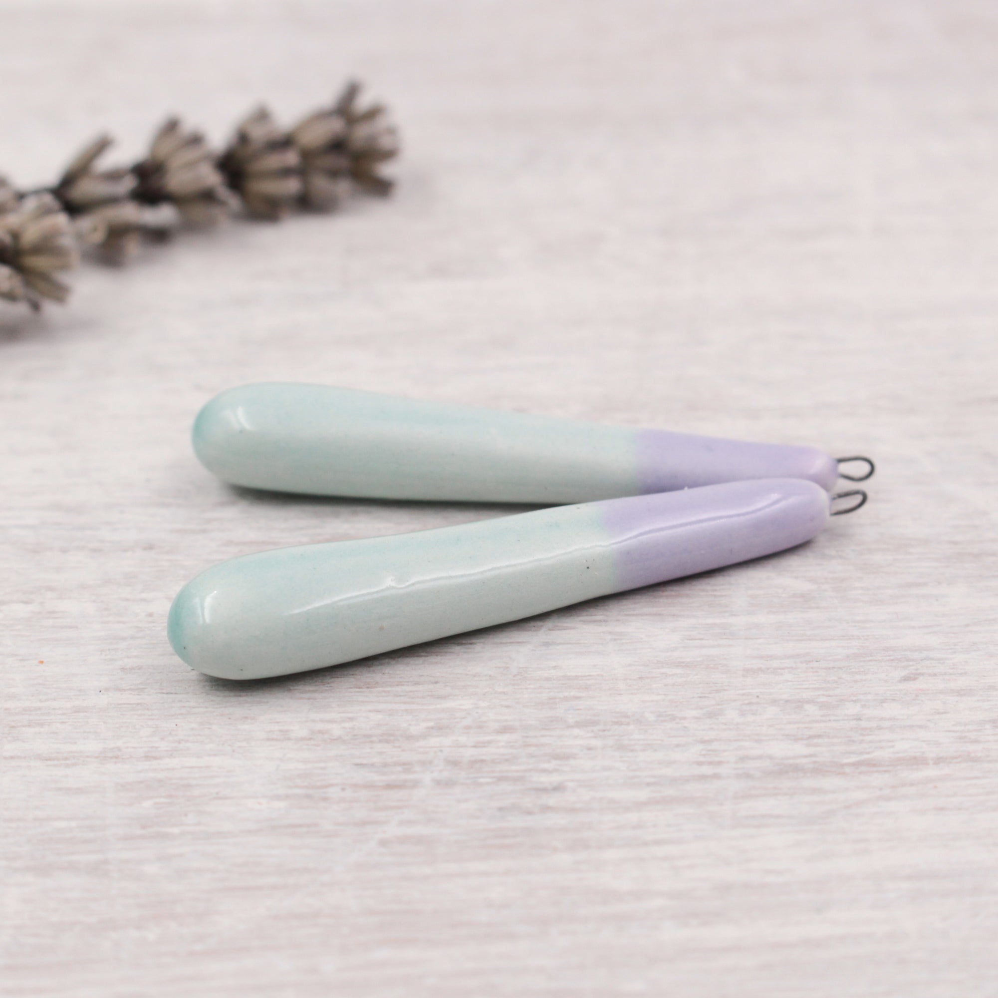 Ceramic Charms for Jewelry and Accessories Making handmade in France by Alain Granell