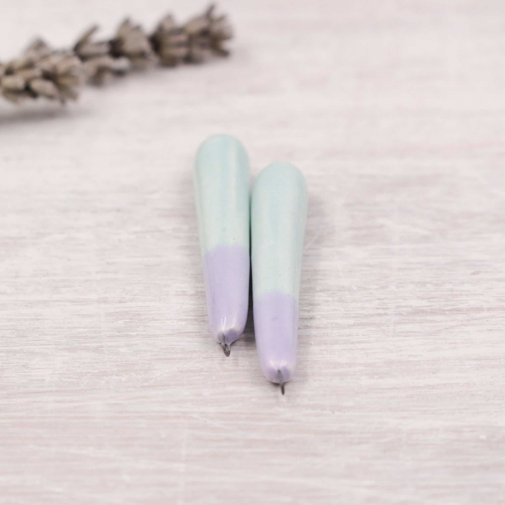 Ceramic Charms for Jewelry and Accessories Making handmade in France by Alain Granell