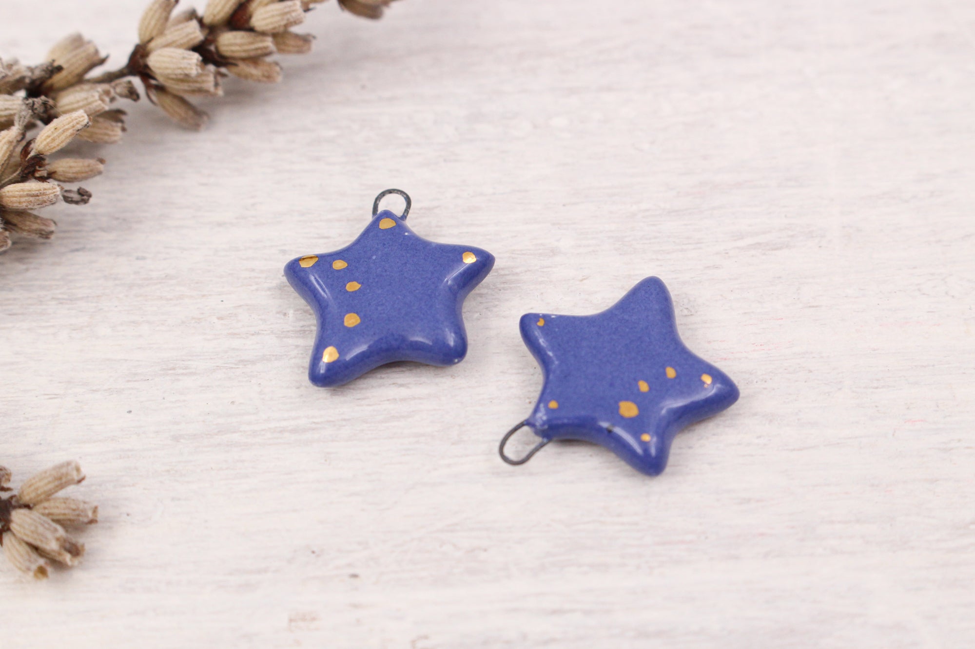 Ceramic Charms for Jewelry and Accessories Making handmade in France by Alain Granell