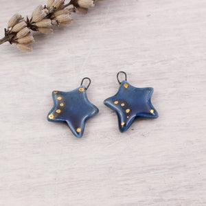 Ceramic Charms for Jewelry and Accessories Making handmade in France by Alain Granell
