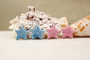 Sea stars ceramic charms handmade in France by Alain Granell