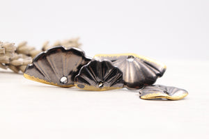 Ceramic Fan Charms for Jewelry and Accessories Making handmade in France by Alain Granell