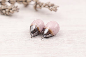 Ceramic Charms for Jewelry and Accessories Making handmade in France by Alain Granell