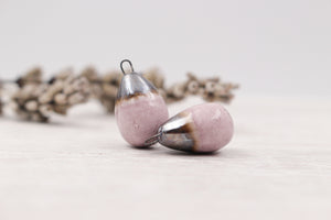 Ceramic Charms for Jewelry and Accessories Making handmade in France by Alain Granell