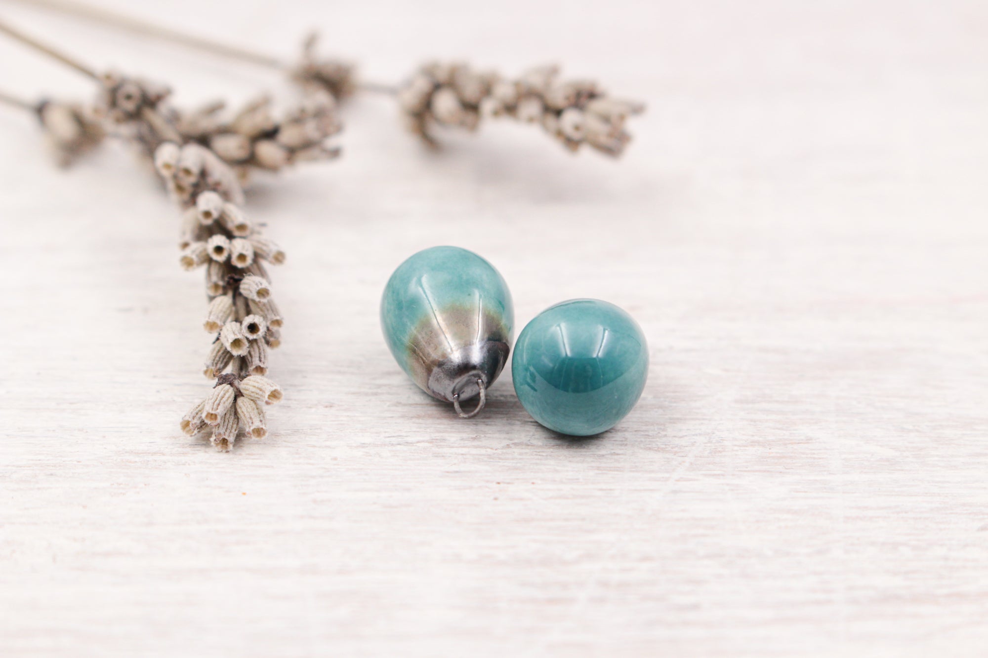 Ceramic Charms for Jewelry and Accessories Making handmade in France by Alain Granell