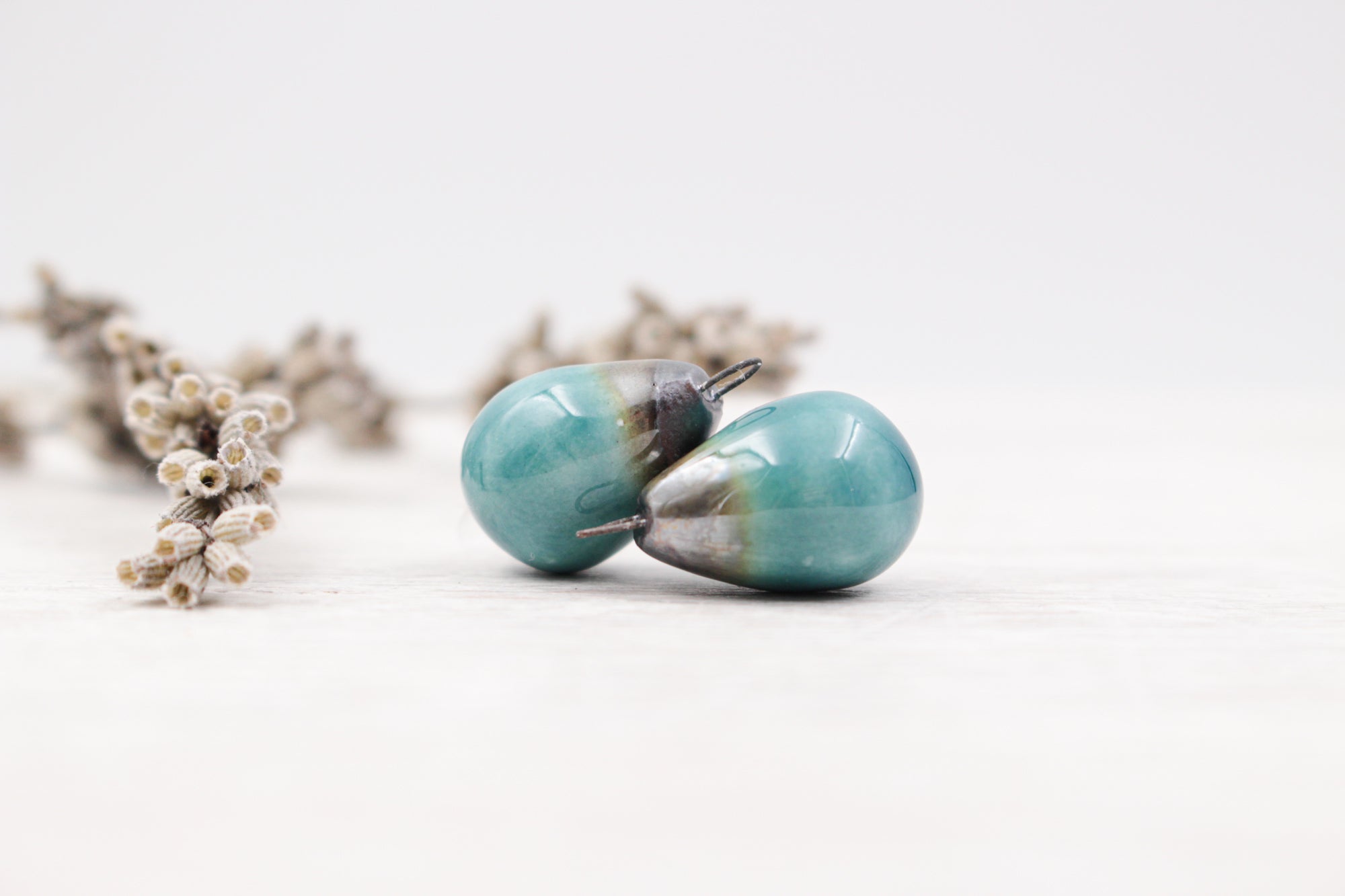 Ceramic Charms for Jewelry and Accessories Making handmade in France by Alain Granell