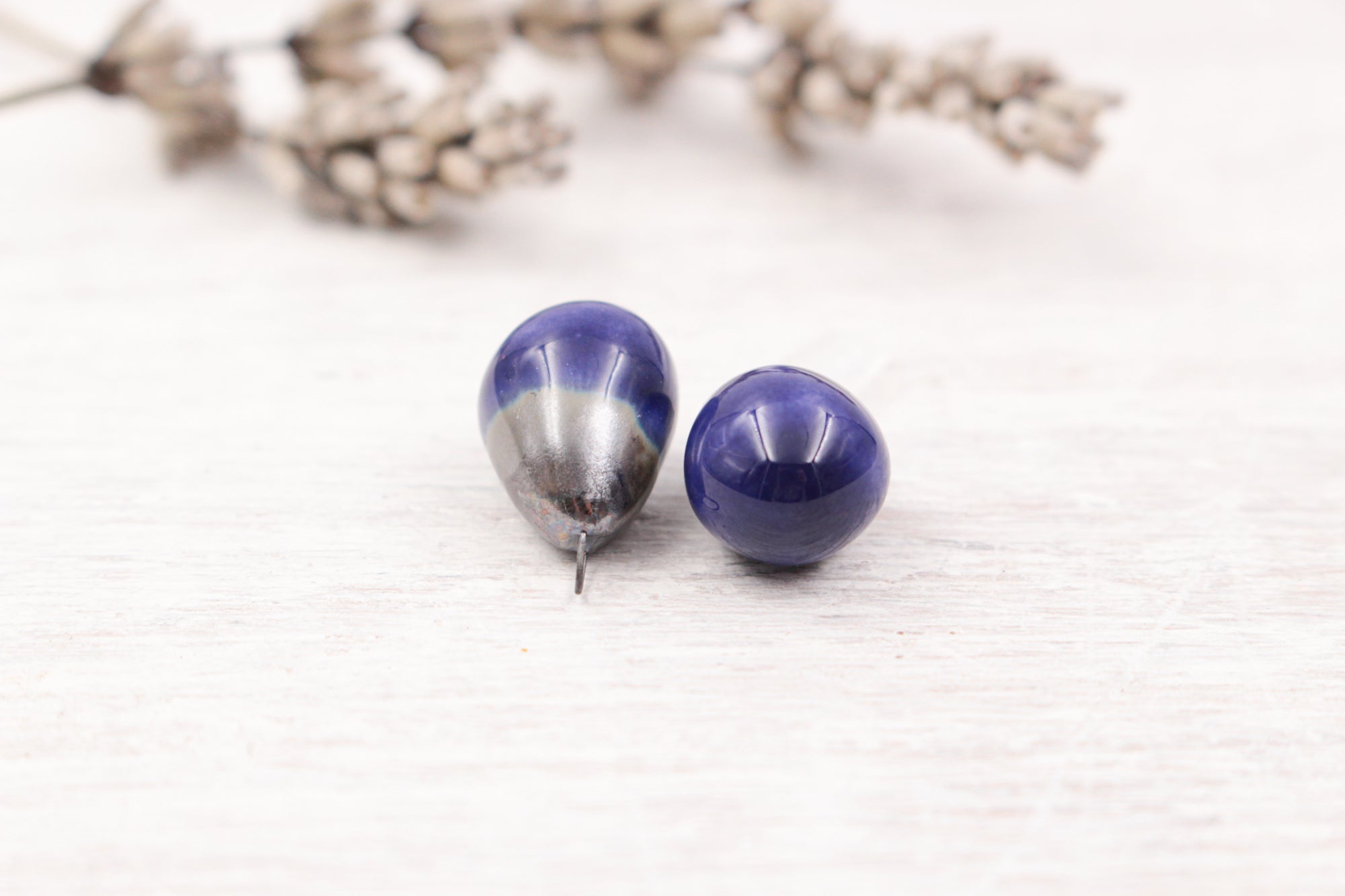 Ceramic Charms for Jewelry and Accessories Making handmade in France by Alain Granell