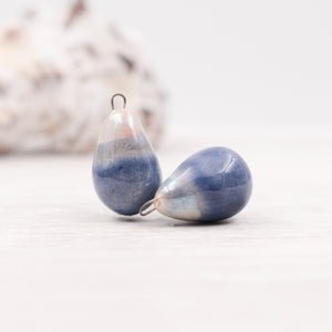 Ceramic Charms for Jewelry and Accessories Making handmade in France by Alain Granell