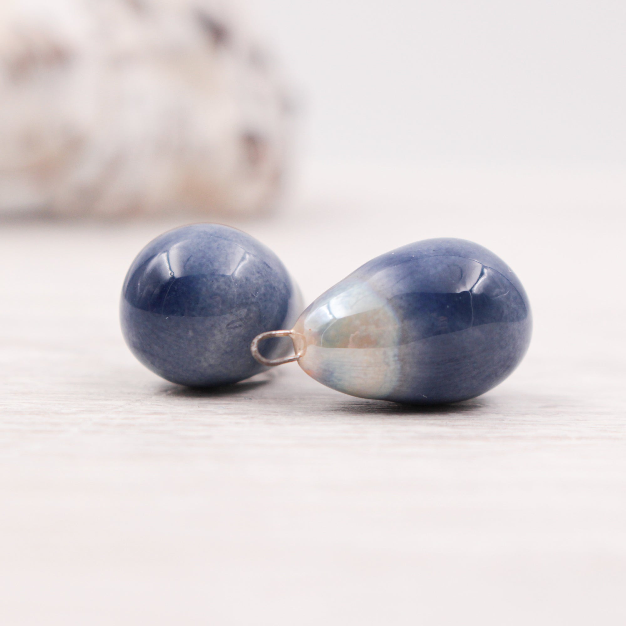 Ceramic Charms for Jewelry and Accessories Making handmade in France by Alain Granell