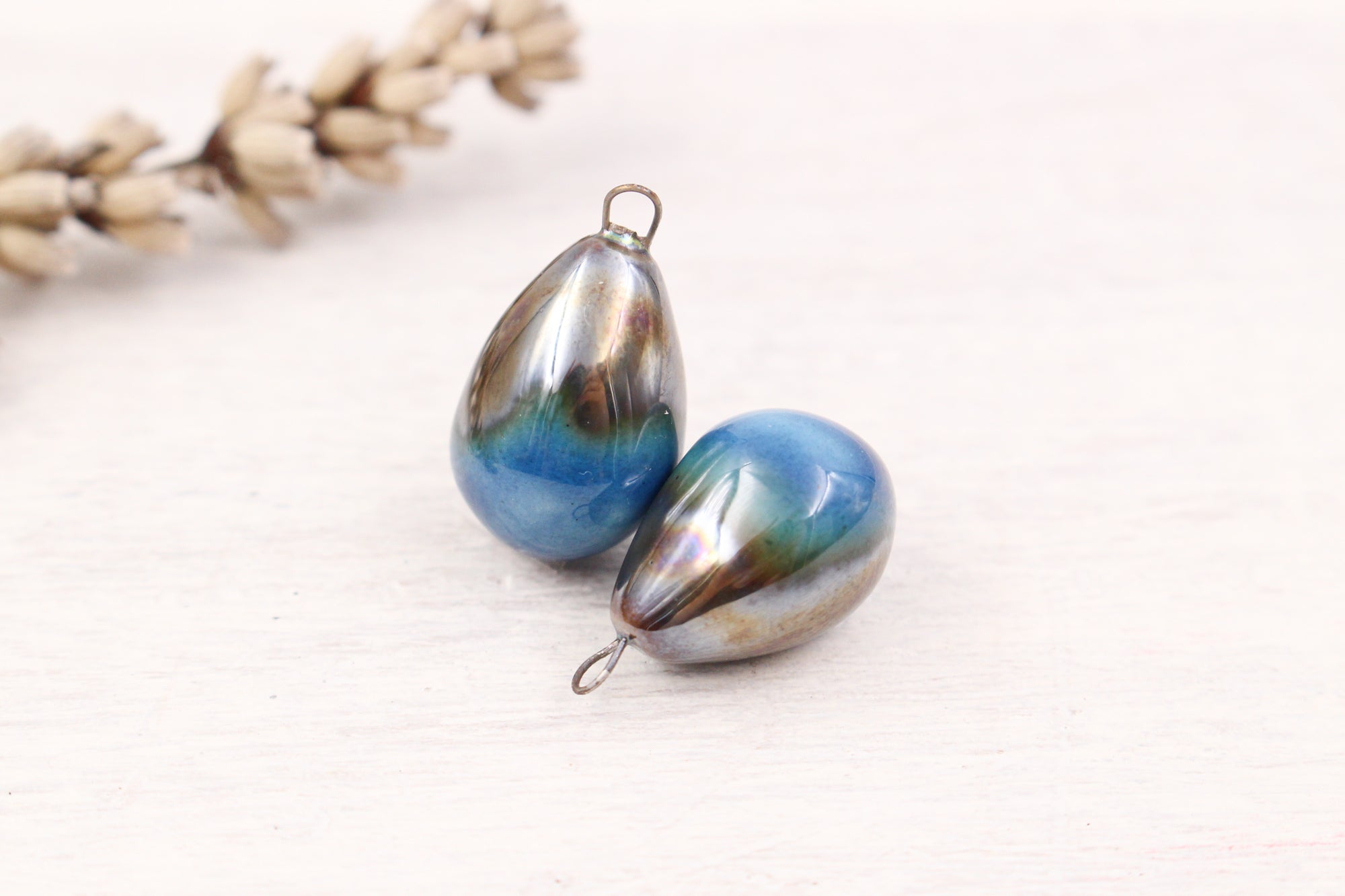 Ceramic Charms for Jewelry and Accessories Making handmade in France by Alain Granell