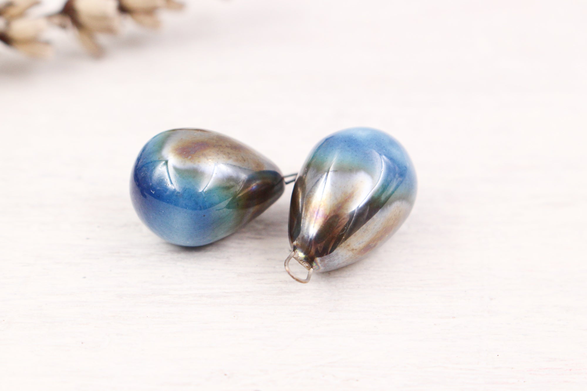 Ceramic Charms for Jewelry and Accessories Making handmade in France by Alain Granell