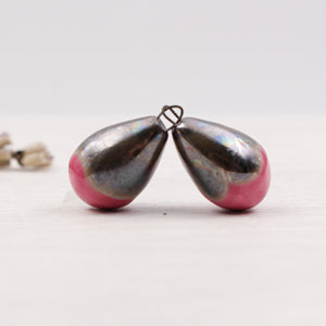 Ceramic Charms for Jewelry and Accessories Making handmade in France by Alain Granell