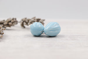 Ceramic Melon Drop Charms for Jewelry and accessories making handmade in France by Alain Granell