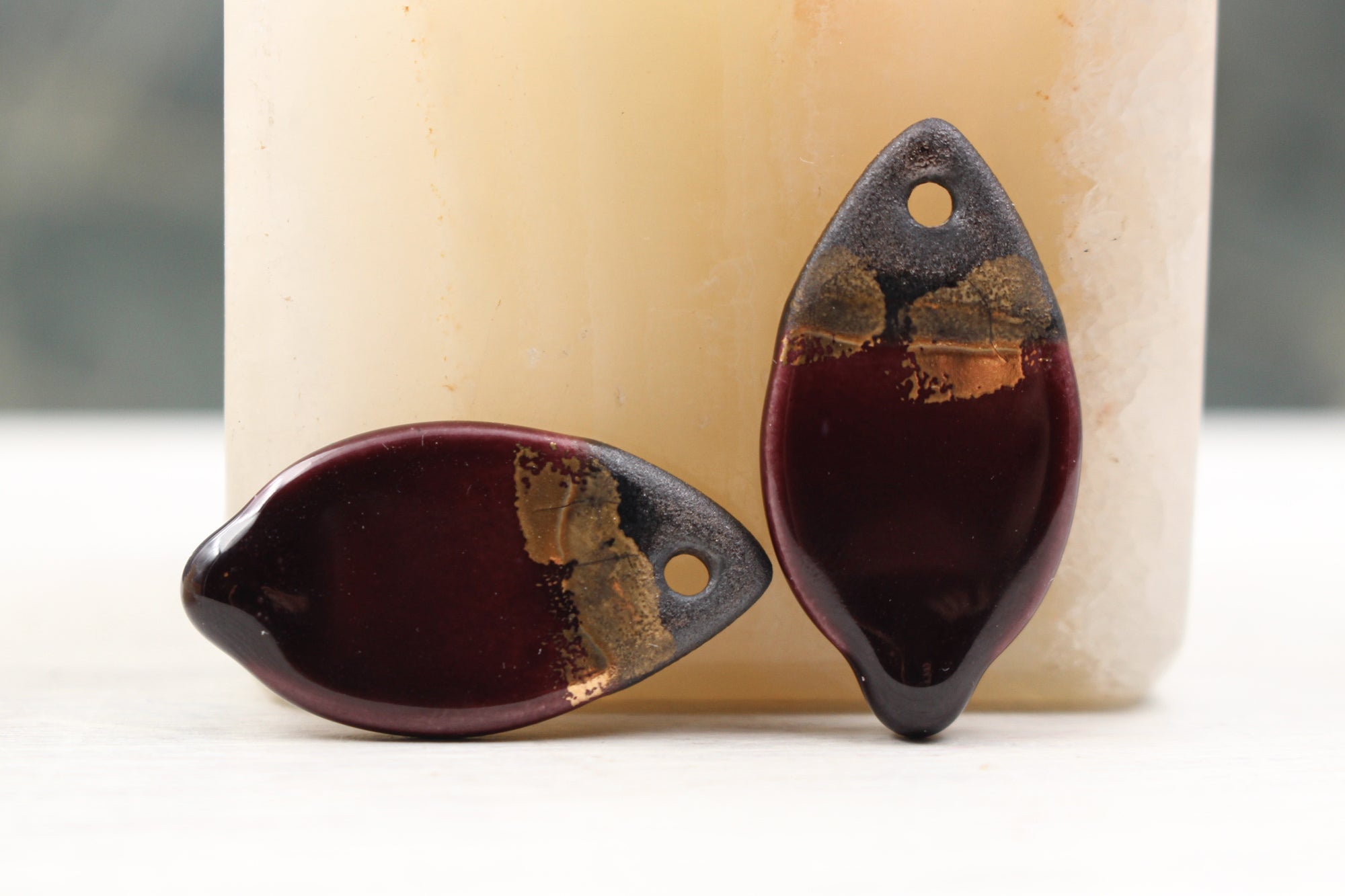 Oval Pendants - Gold