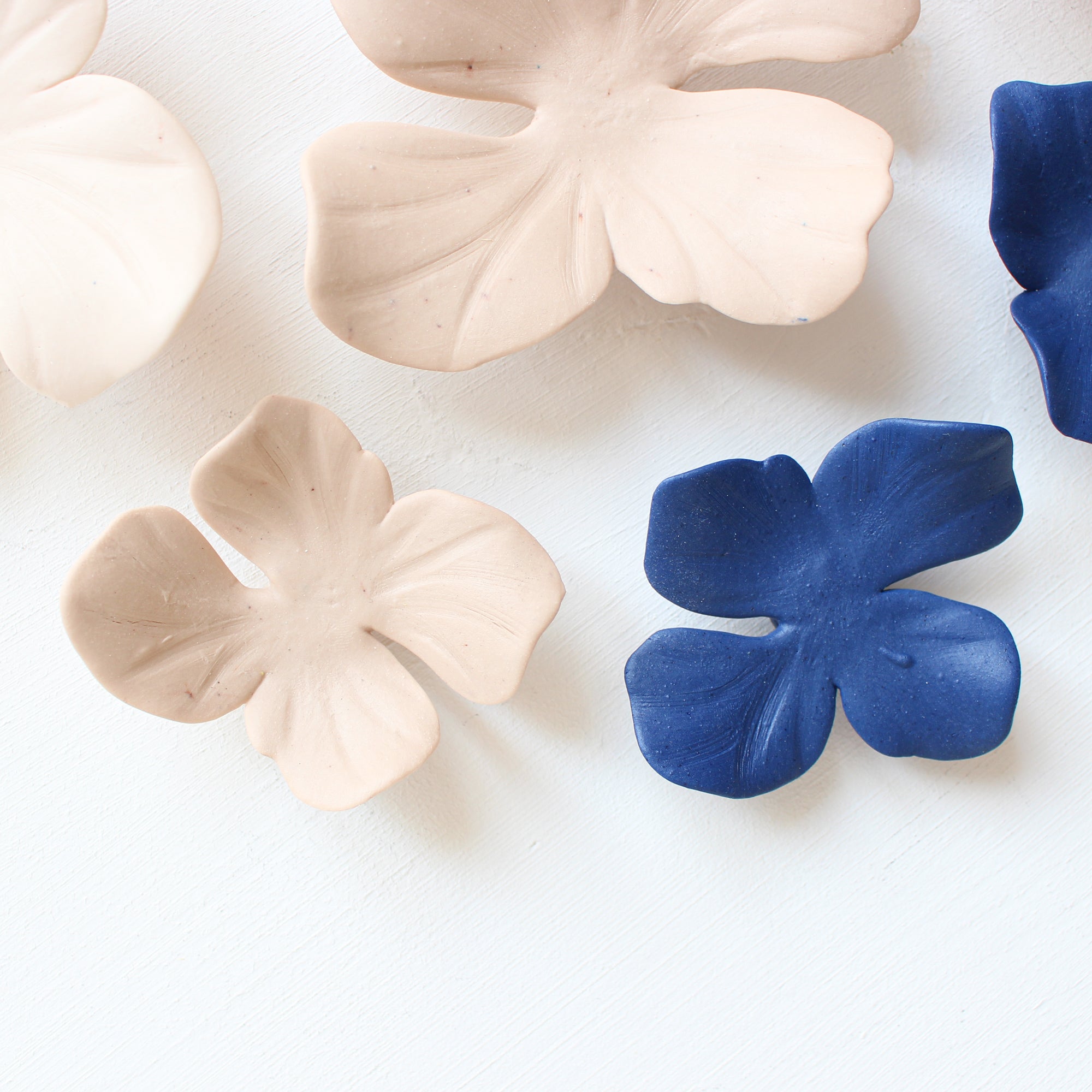 Abstract Porcelain Flowers Wall Art by Alain Granell