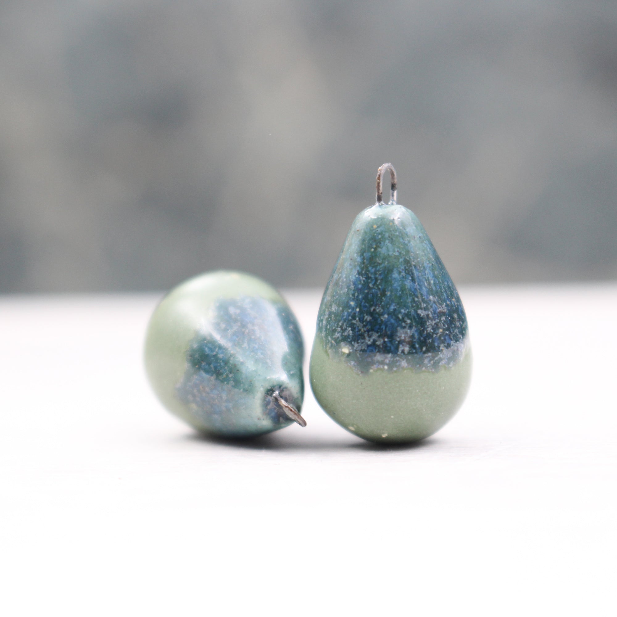 Ceramic Charms for Jewelry and Accessories Making handmade in France by Alain Granell