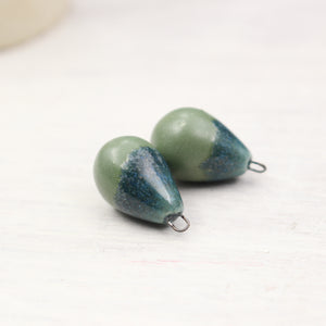 Ceramic Charms for Jewelry and Accessories Making handmade in France by Alain Granell