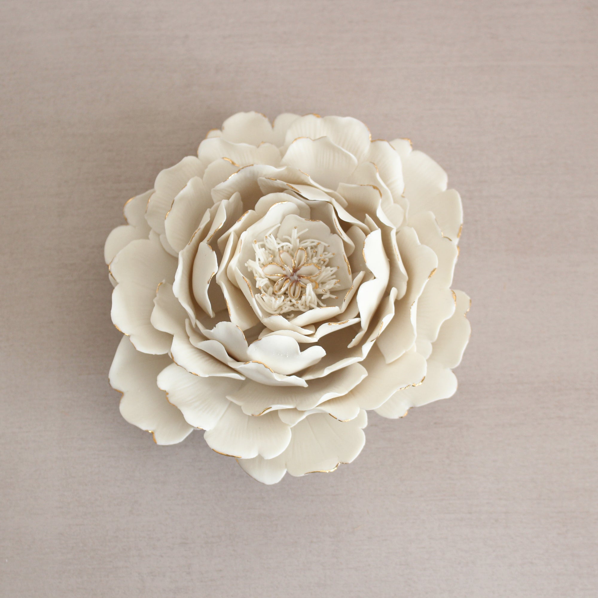 Porcelain Peony Interior Decoration