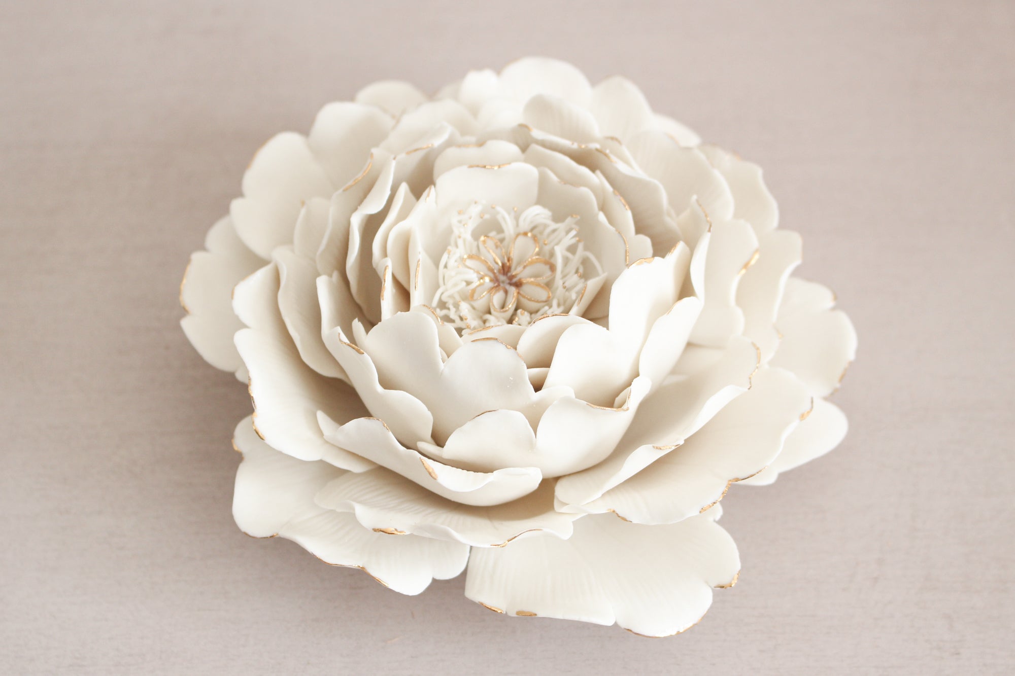 Porcelain Peony Interior Decoration