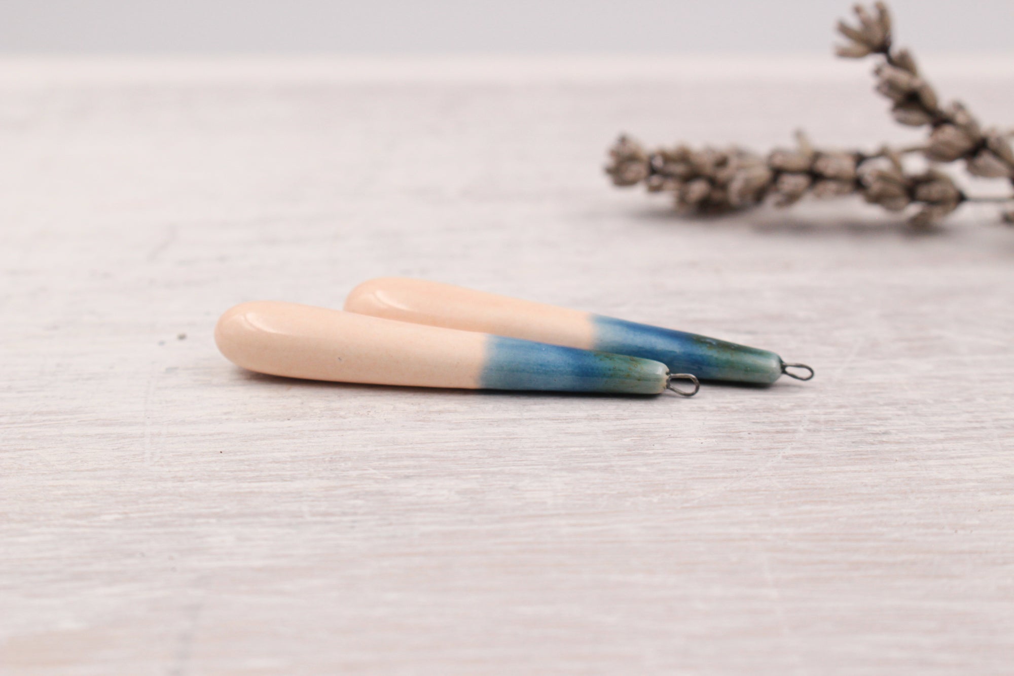 Ceramic Charms for Jewelry and Accessories Making handmade in France by Alain Granell