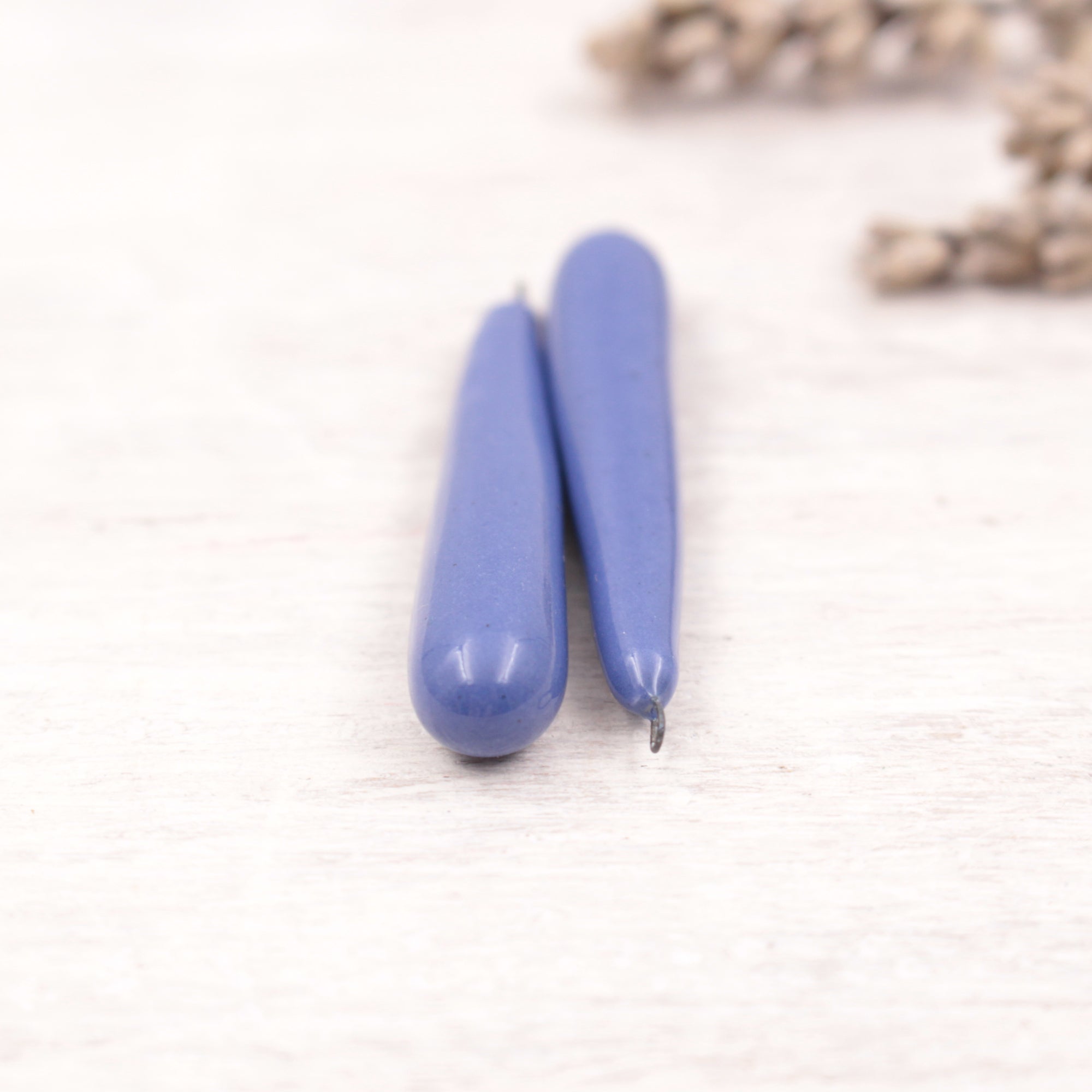 Ceramic charms for jewelry making handmade in France by Alain Granell