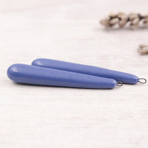 Ceramic charms for jewelry making handmade in France by Alain Granell