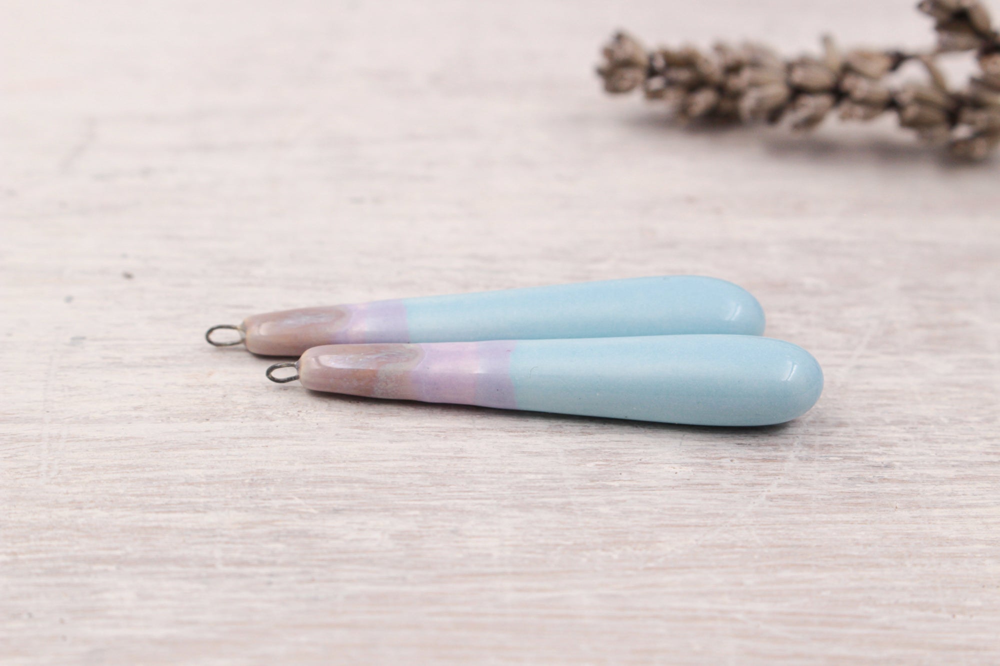 Ceramic Charms for Jewelry and Accessories Making handmade in France by Alain Granell