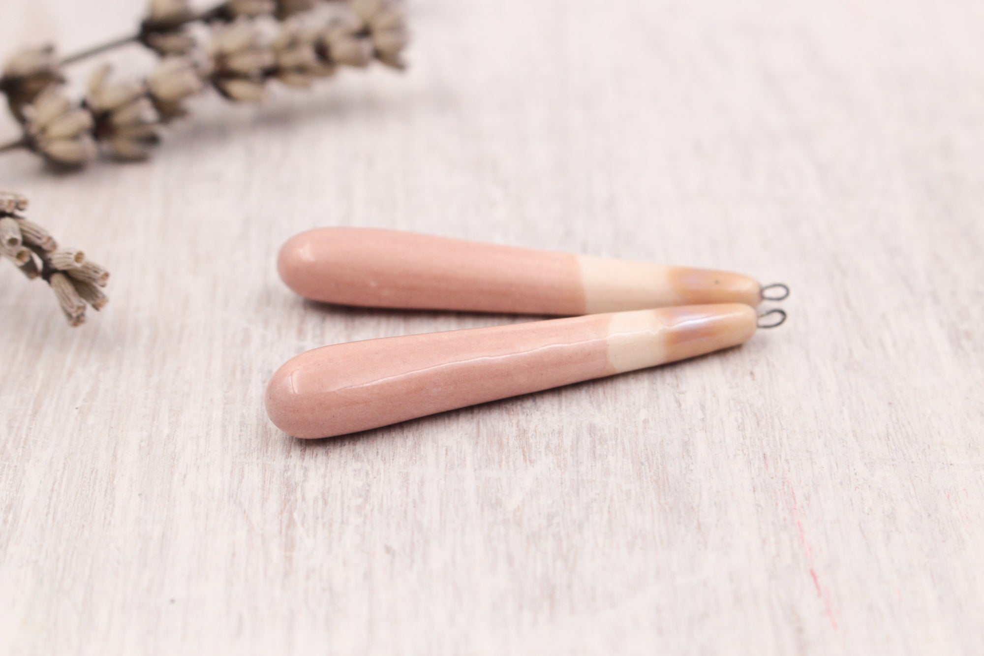 Ceramic Charms for Jewelry and Accessories Making handmade in France by Alain Granell