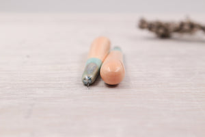 Ceramic Charms for Jewelry and Accessories Making handmade in France by Alain Granell