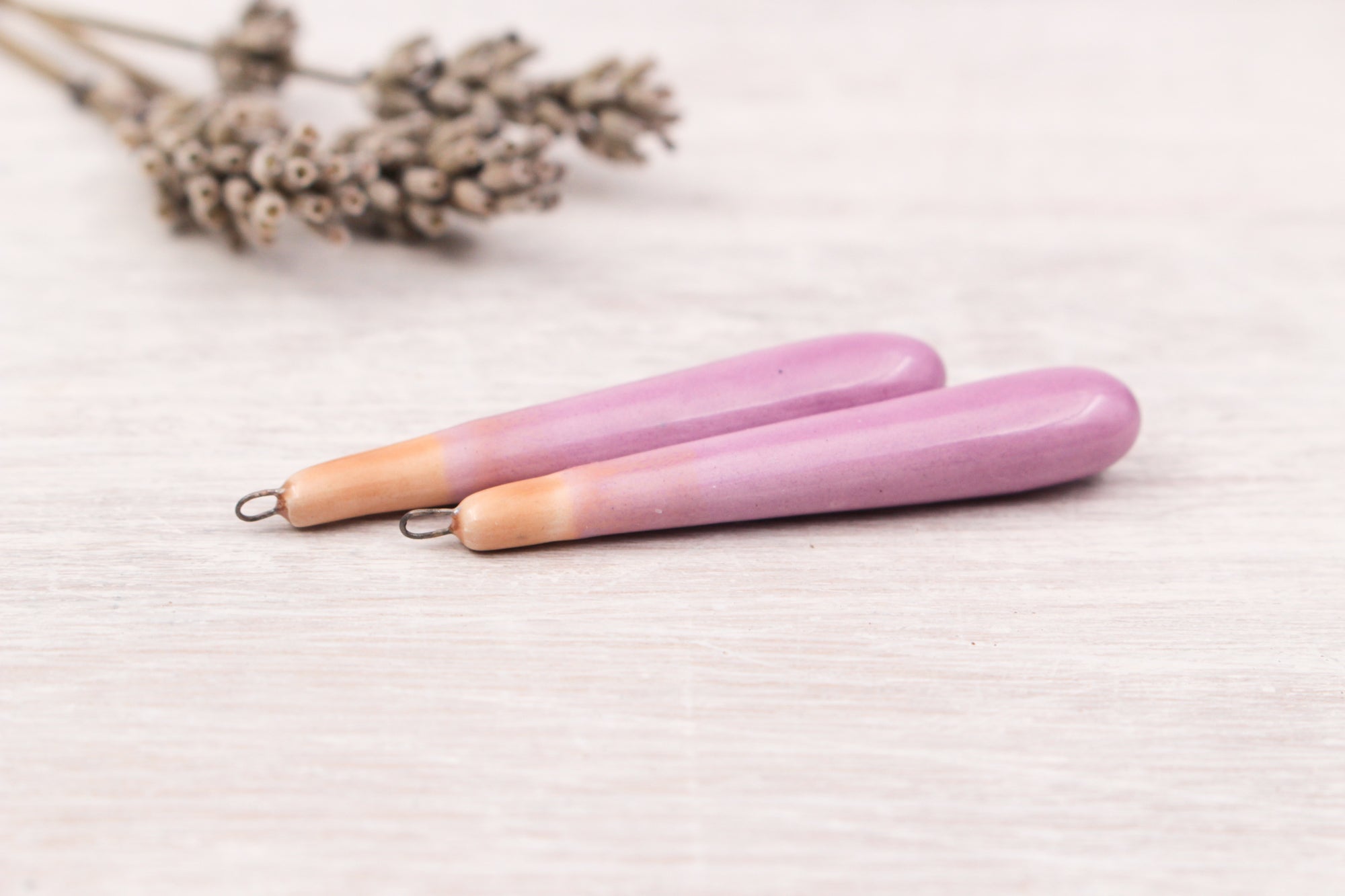 Ceramic Charms for Jewelry and Accessories Making handmade in France by Alain Granell