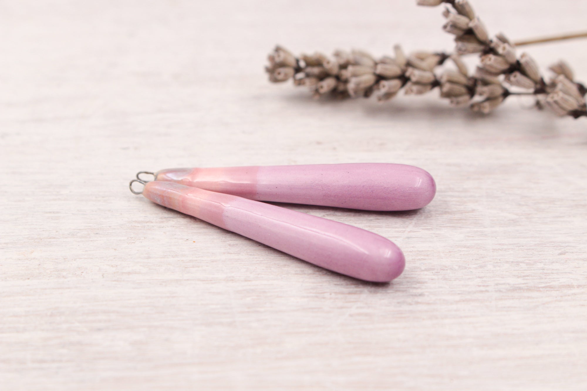 Ceramic Charms for Jewelry and Accessories Making handmade in France by Alain Granell