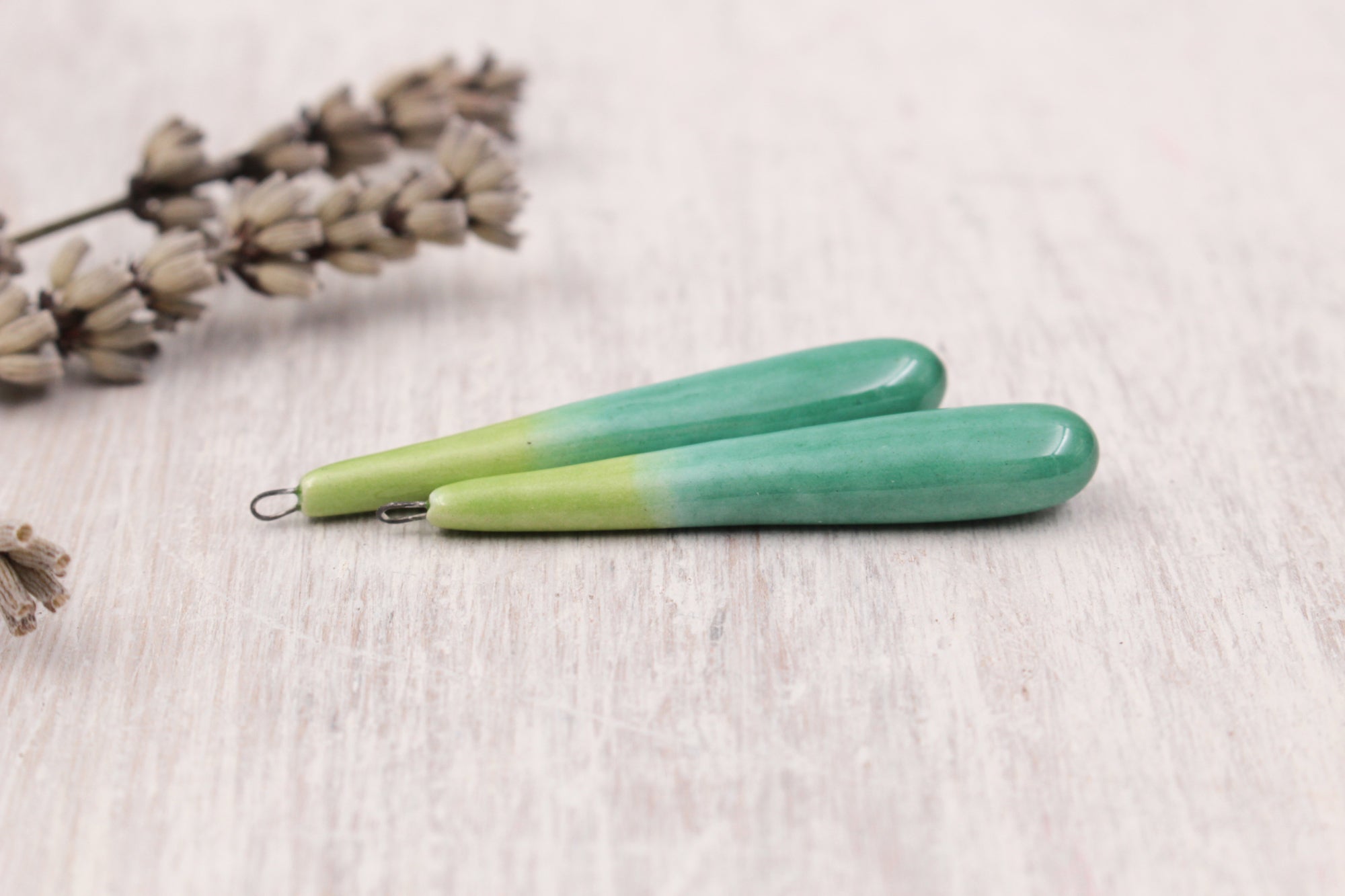 Ceramic Charms for Jewelry and Accessories Making handmade in France by Alain Granell