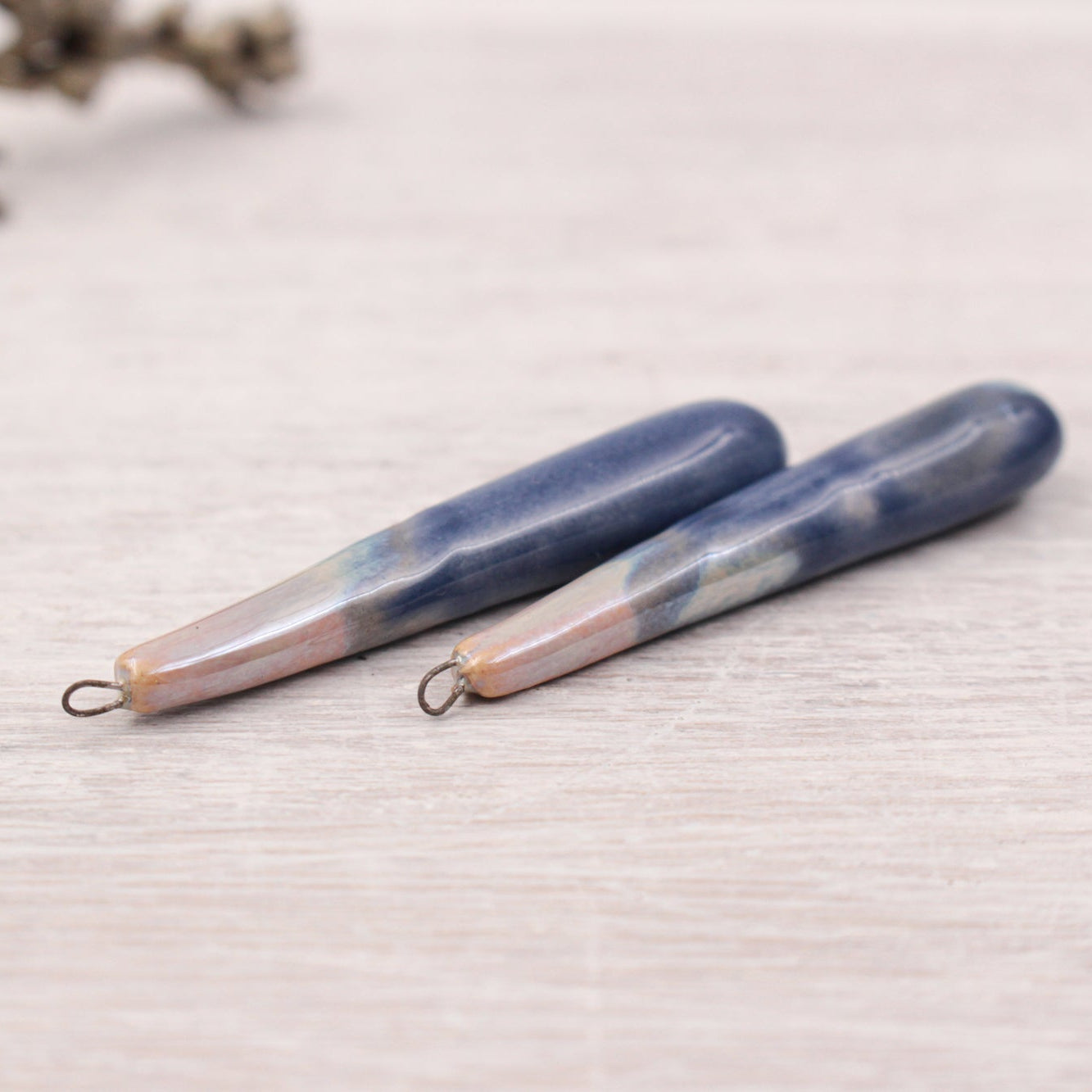 Ceramic Charms for Jewelry and Accessories Making handmade in France by Alain Granell